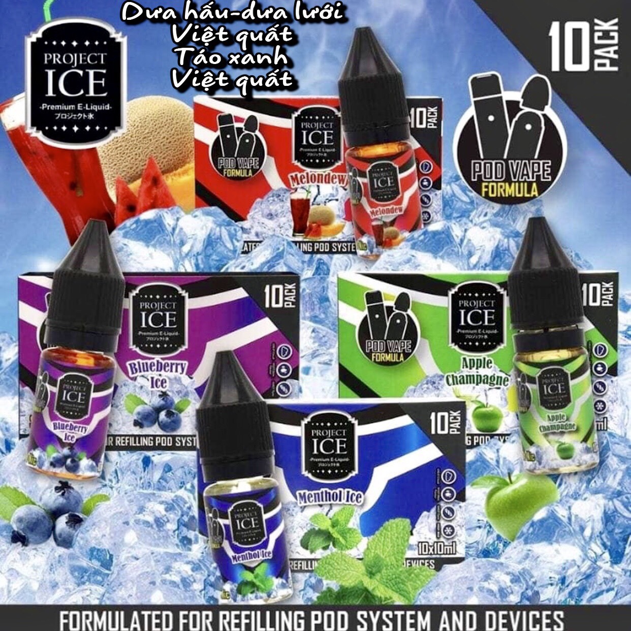 Tinh dầu dành riêng cho Vape pod system