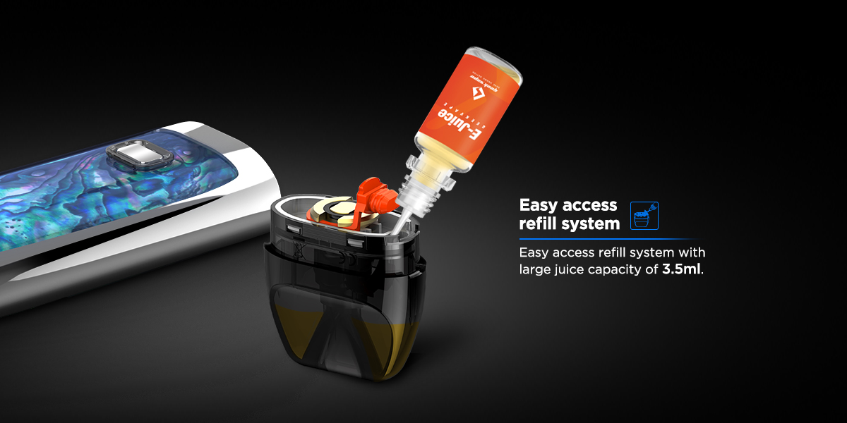 Bident pod refill system Bident pod refill system
